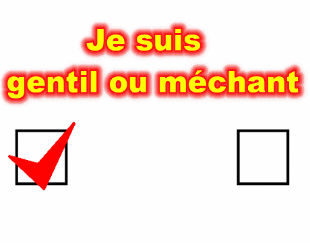 je suis gentile ou méchante ?